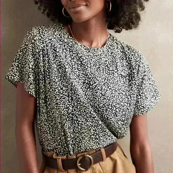 Banana Republic Essential Crew-Neck Top - Picture 1 of 8